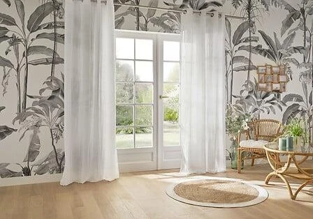 Day curtain Atmosphera Paxta. baltas. 130 x 240 cm