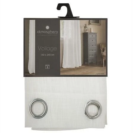 Daytime curtain Atmosphera Alton. baltas col.. 140 x 240 cm