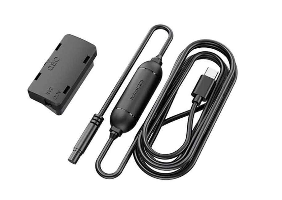 DDPAI DC001 iš OBD į USB-C - laidų rinkinys vaizdo registratoriui Mola N1 / N3 / N5 / E3 / Mini2X / Mini 5 / Z40 / Z50
