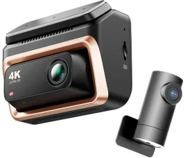 Vaizdo registratorius - DDPAI Z60 Pro 2026 4K su galine Full HD kamera, HDR, GNSS, Wi‑Fi, 512 GB