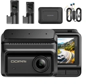Vaizdo registratorius - DDPAI Z90T 4G trijų kanalų 4K 30 kadr./s 1440p GPS 4G 512 GB