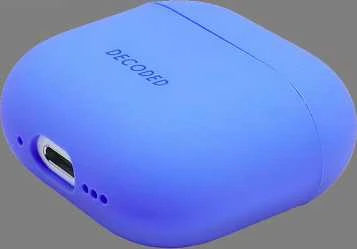 Blue Decoded Silicone Aircase silikonowa obudowa ochronna do AirPods 4 gen. mėlynas