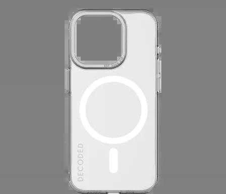 Decoded Transparent dėklas telefonui skaidrus MagSafe Apple iPhone 15 Pro - dėklas telefonui skaidrus