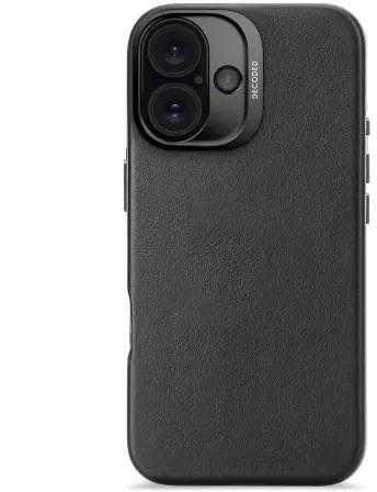 Decoded Leather Backcover with MagSafe Apple iPhone 16 - dėklas telefonui juodos spalvos