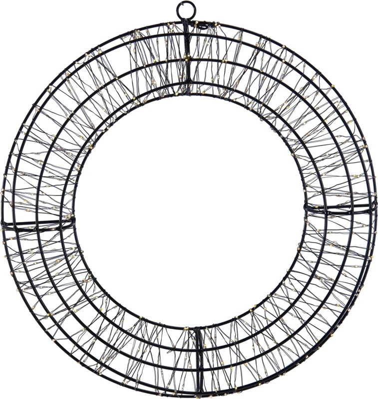 None Decoration Ring with LED. AX5393600. D38 cm. juodas