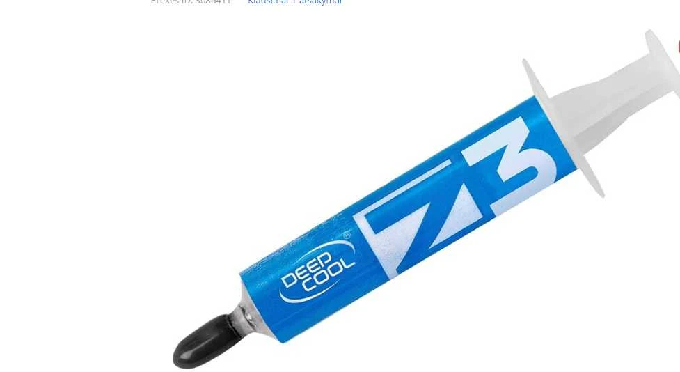 Deepcool | Termopasta Z3 1,5g | Sidabras | Universalus