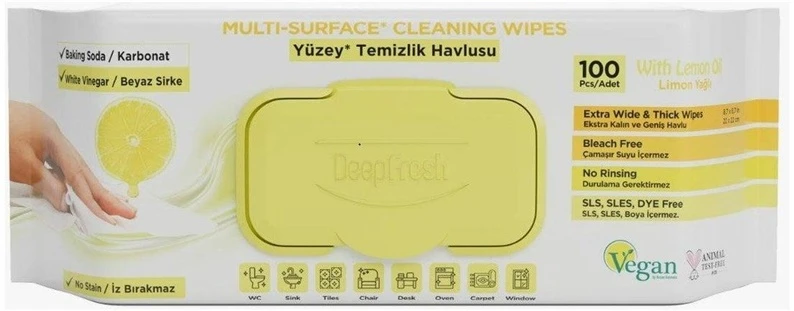 „Deep_Fresh“ GAIVINANTI MĖSA SU GĖRIMU „DEEPFRESH“ CITRUS 100 VNT