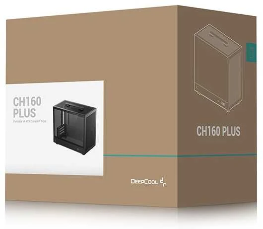 DeepCool CH160 PLUS Small Form Factor (SFF) Juodas