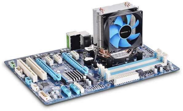 Deepcool „Ice Edge Mini FS“ universalus aušintuvas, 2 šilumos vamzdžiai, Intel LGA1700/1200/1151/1150/1155 ir AMD AM5/AM4 | Universalus | Deepcool | "Iceedge mini FS" | Universalus