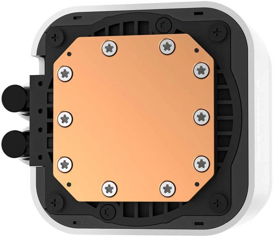 „DeepCool LQ360 WH“ procesoriaus skysčio aušinimo komplektas 12 cm Juodas 1 vnt.