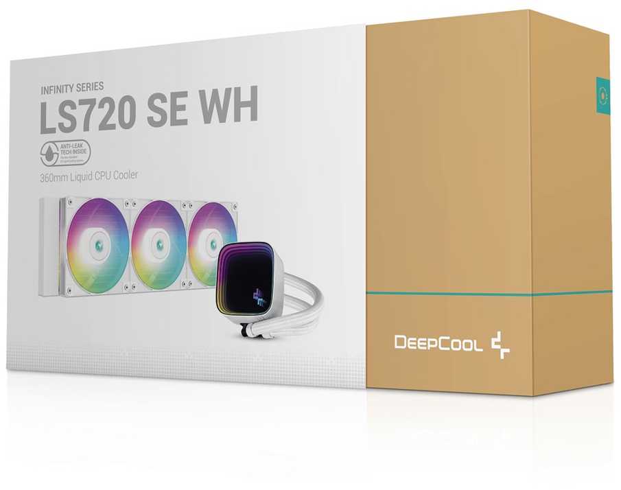 DeepCool LS720 SE chłodzenie wodne AiO, 360mm - balta