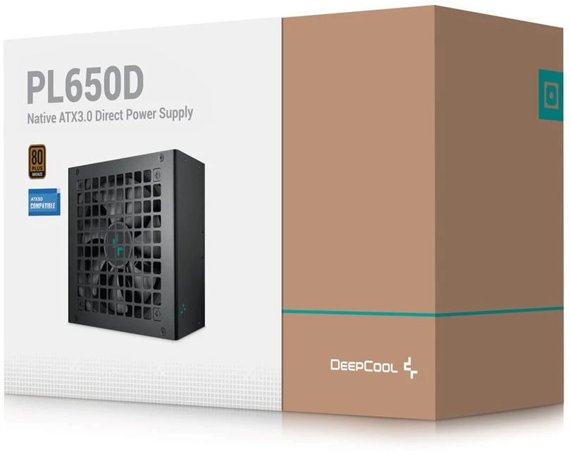 DeepCool PL650D maitinimo blokas 650 W 20+4 pin ATX ATX juodas