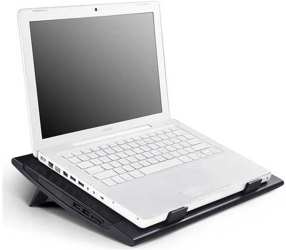 Deepcool | Nešiojamas kompiuteris aušintuvas Wind Pal FS, plonas, nešiojamas, didelio našumo, du 140 mm ventiliatoriai, 2 xUSB Hub, up tp 17" | 382x262x46mm mm | 922g g