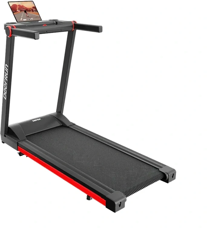 DeerRun A1 Pro Foldable Electric Treadmill (Juodas and Raudona)