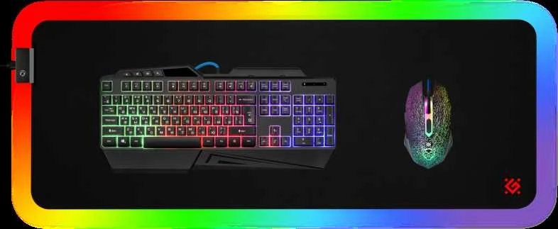 Kilimėlis DEFENDER GAMING ULTRA LIGHT LED pad 900x350x4mm
