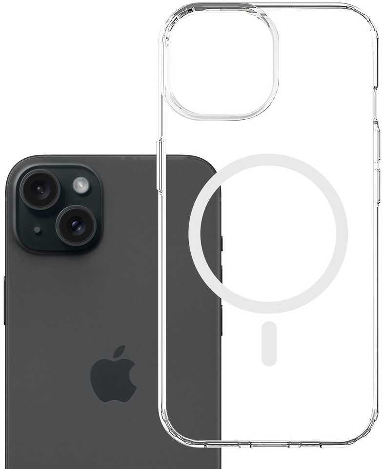3Mk apsaugantis 3mk šarvuotas dėklas iPhone 15 Plus - skaidrus