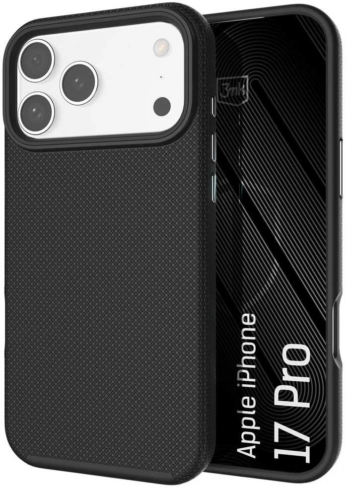 Dėklas 3Mk apsauga 3mk Fortis MagCase iPhone 17 Pro - Juodas