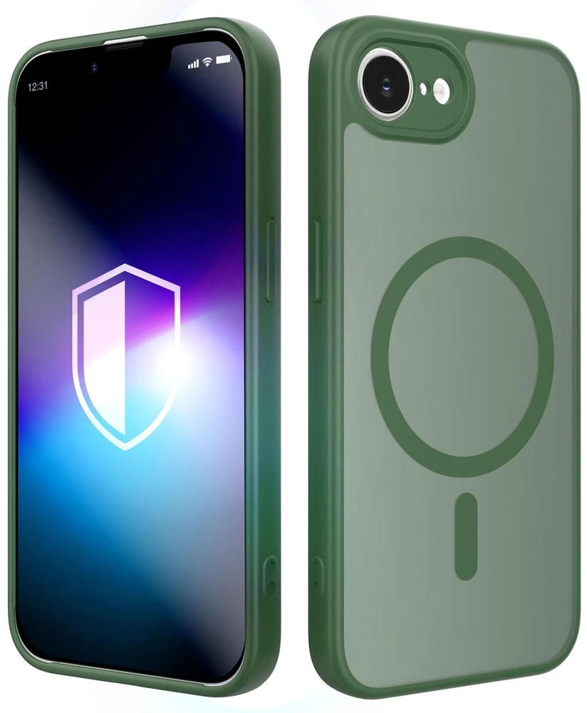 3Mk Protection Žalias 3mk Misty MagCase dėklas iPhone 16E / 17E telefonui