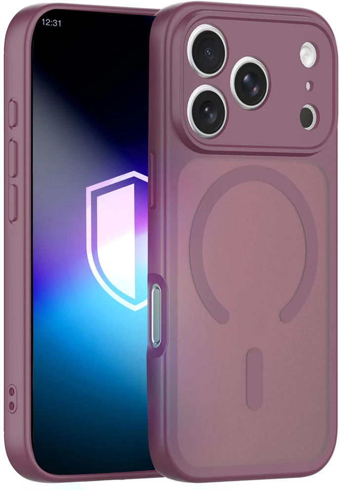 Dėklas 3Mk Protection 3mk Misty MagCase Deep Cherry case for iPhone 17 Pro Max / 18 Pro Max - burgundy