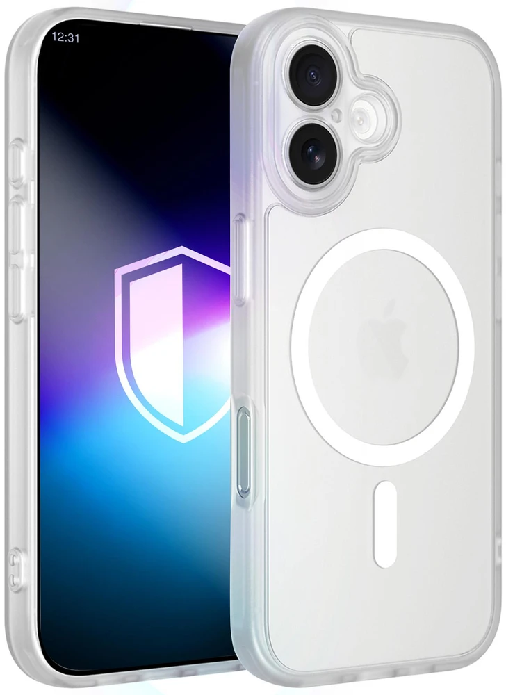 3mk Misty MagCase dėklas, skirtas iPhone 16 – baltas