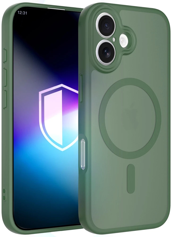 3Mk Protection Žalias dėklas iPhone 16 3mk Misty MagCase