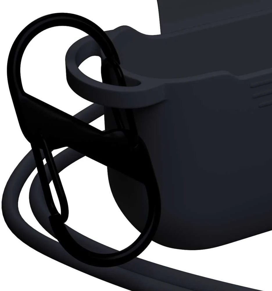 3Mk apsauginis 3mk silikoninis AirPods dėklas, skirtas AirPods Pro 3 - Juodas