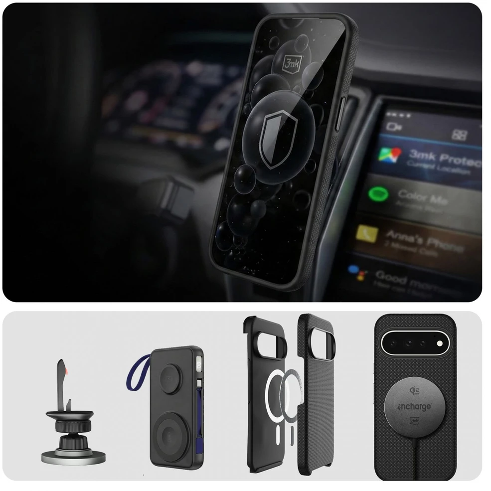 Dėklas 3mk Hardy Shockproof MagCase do Google Pixel 11 Pro XL