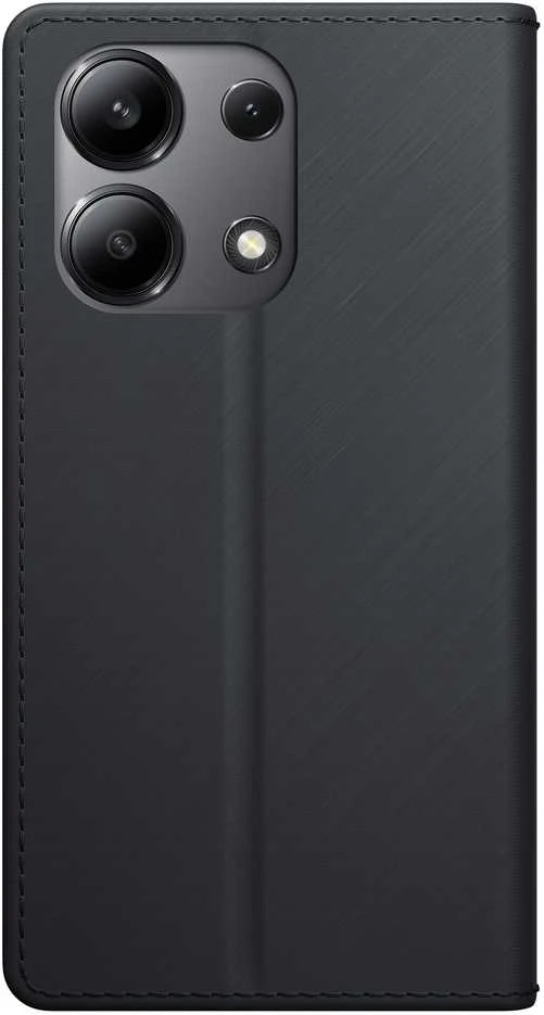 3MK Wallet Dėklas Redmi Note 13 4G juodos spalvos