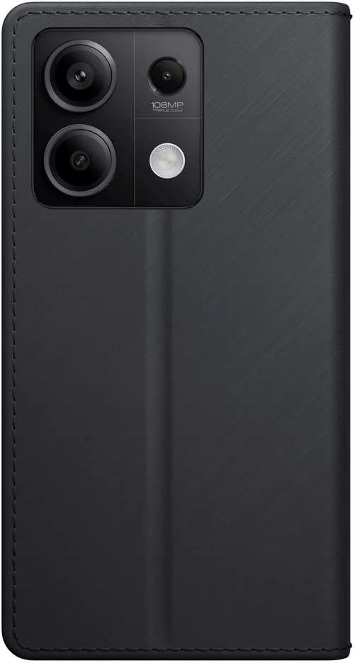 3MK Wallet Redmi Note 13 5G dėklas telefonui juodos spalvos