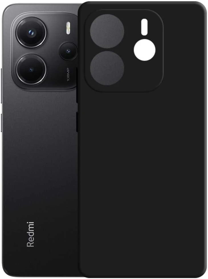 Dėklas 3MK Matt dėklas Pro skirtas Xiaomi Redmi Note 14 4G juodos spalvos