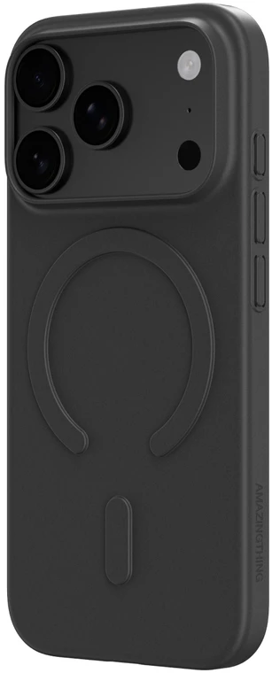 Dėklas AmazingThing Minimal Air Case for iPhone 18 Pro Max Compatible with MagSafe - Juodas