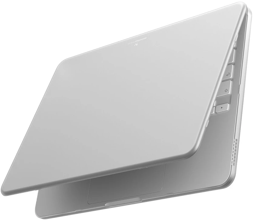 „AmazingThing Titan“ kietas dėklas „MacBook Neo 13“ – permatomas