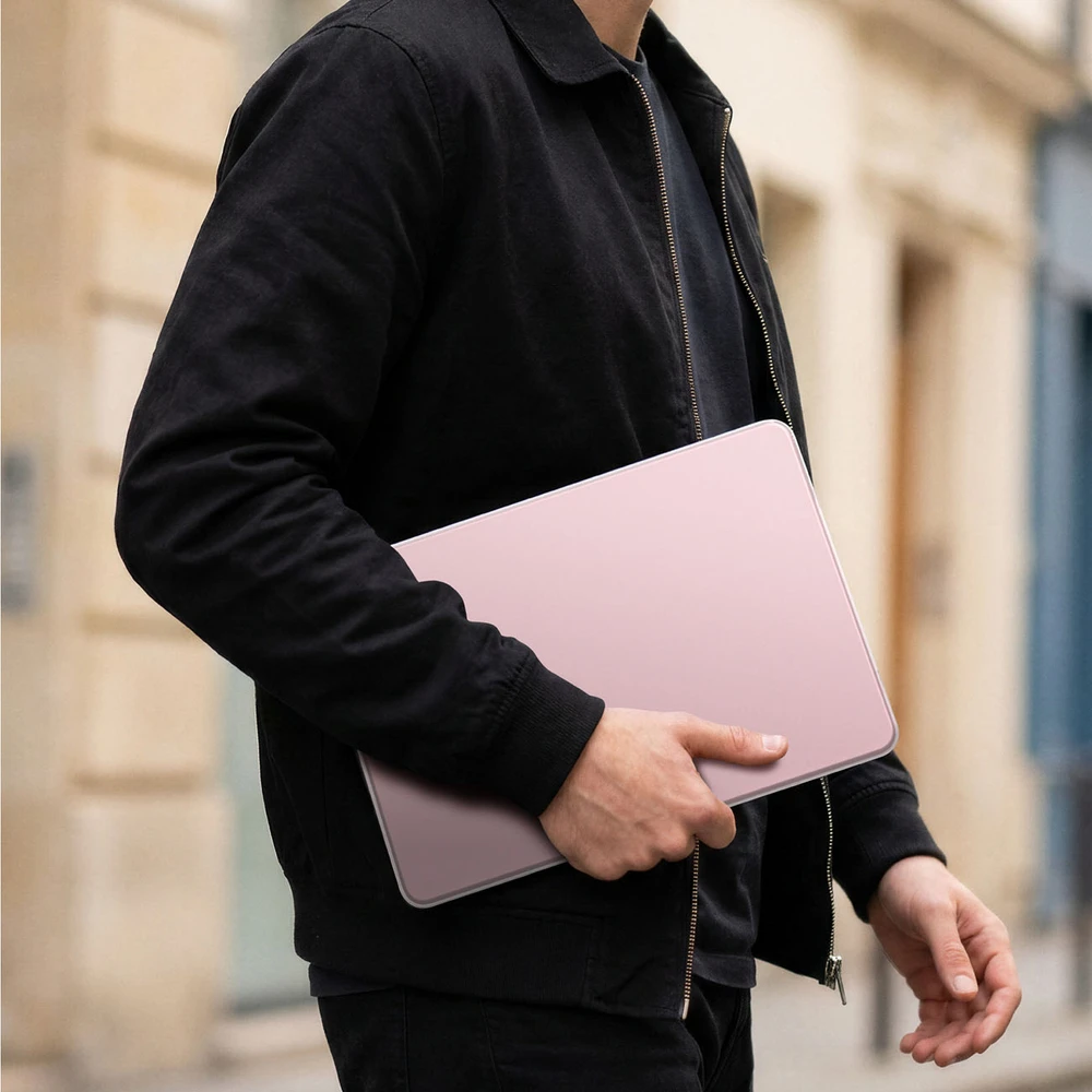 Dėklas AmazingThing Titan Hardshell Case for MacBook Neo 13" - Rožinė