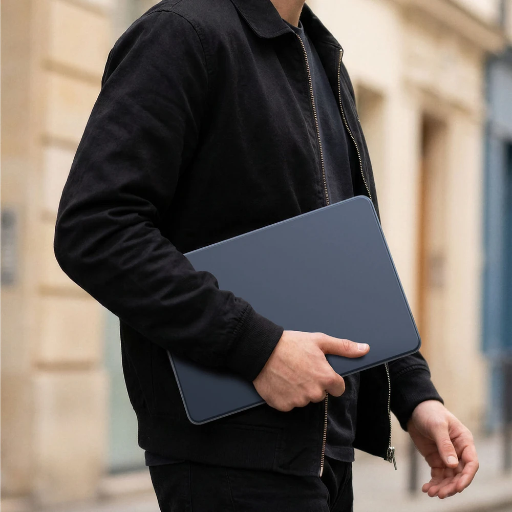 „AmazingThing Titan“ kietas dėklas, skirtas „MacBook Neo 13“ - Mėlyna