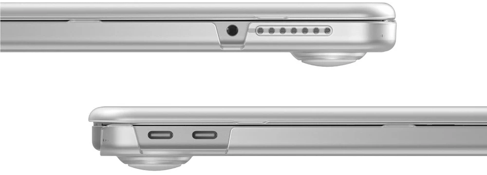 „AmazingThing Titan“ kietas dėklas „MacBook Neo 13“ – permatomas