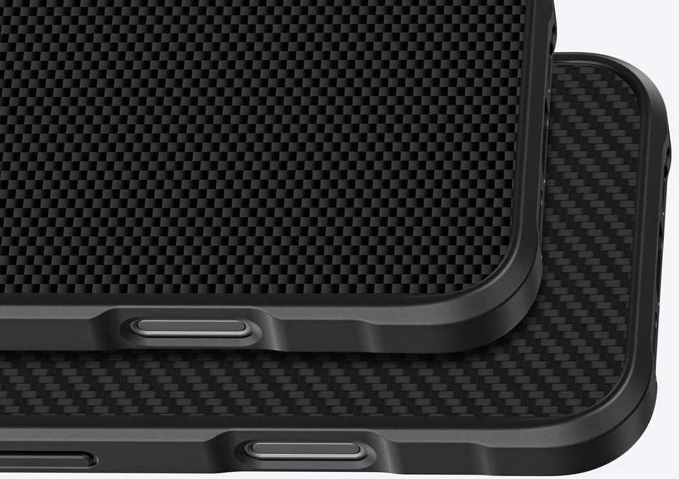 „AmazingThing Titan Max“ dėklas su 1500D aramidiniu pluoštu, skirtas „iPhone 16 Pro“ - Juodas