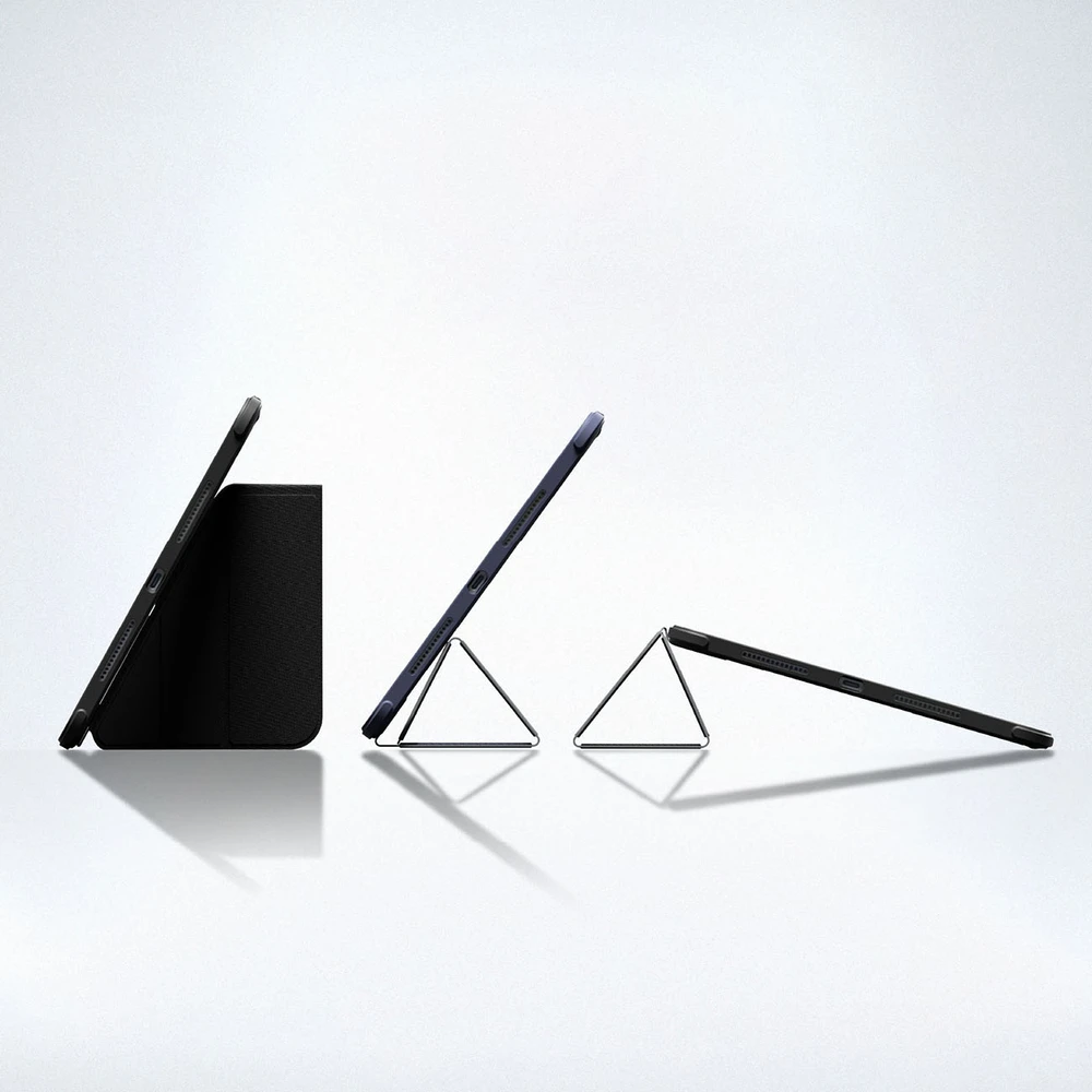 Dėklas AmazingThing Titan Pro Case for iPad Pro 11" M5 with 720° Rotation Stand and Pieštukas Holder - Juodas