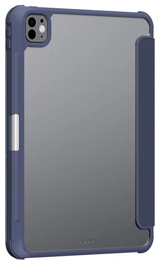 Dėklas AmazingThing Titan Pro Case for iPad Pro 11" M5 with 720° Rotation Stand and Stylus Holder - Navy Mėlyna