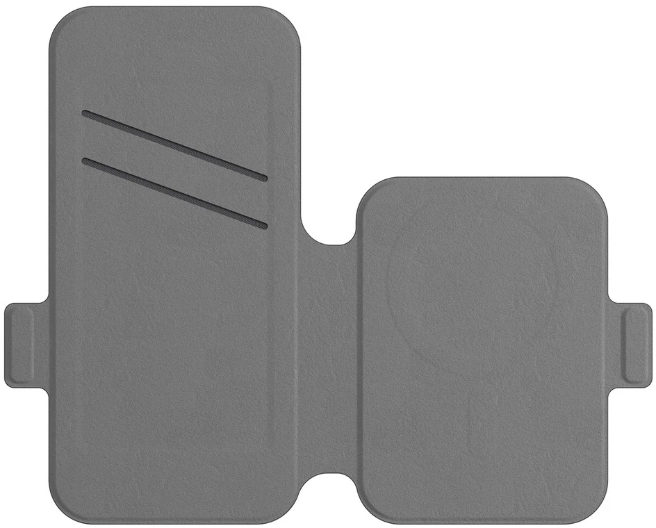 Dėklas AmazingThing Titan Pro Lens Flip Set iPhone 18 Pro Max Case with Wallet, MagSafe Compatible - Juodas