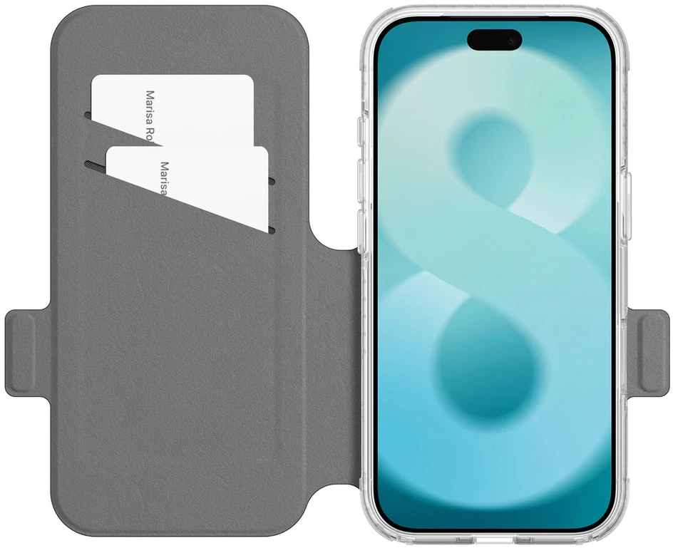 Dėklas AmazingThing Titan Pro Lens Flip Set Case for iPhone 18 Pro Max with Wallet, MagSafe Compatible - Navy Mėlyna