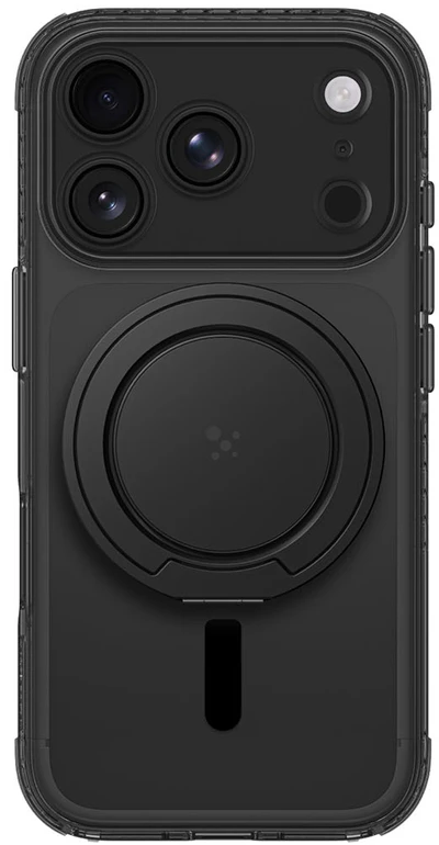 Dėklas AmazingThing Titan Pro Pop Lens Case for iPhone 18 Pro Max with Camera Cover, Holder and Stand, MagSafe Compatible - Juodas