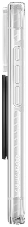 Dėklas AmazingThing Titan Pro Pop Lens Case for iPhone 18 Pro with Camera Cover, Holder and Stand, MagSafe Compatible - Juodas