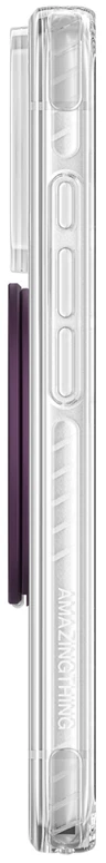 Dėklas AmazingThing Titan Pro Pop Lens Case for iPhone 18 Pro with Camera Cover, Holder and Stand, MagSafe Compatible - Violetinė