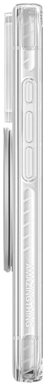 Dėklas AmazingThing Titan Pro Pop Lens Case for iPhone 18 Pro Max with Camera Cover, Holder and Stand, MagSafe Compatible - Clear