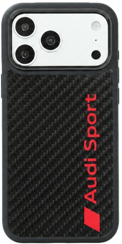 Dėklas Audi R8 Carbon Fiber MagSafe Case for iPhone 18 Pro Max / 17 Pro Max - Juodas
