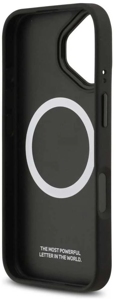 BMW M Perskirtasated Stripe Logo MagSafe dėklas skirtas Apple iPhone 17 raudonos spalvos