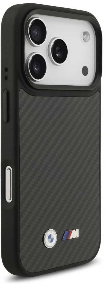 BMW M Kevlar Matt MagSafe dėklas Apple iPhone 17 Pro juodos spalvos
