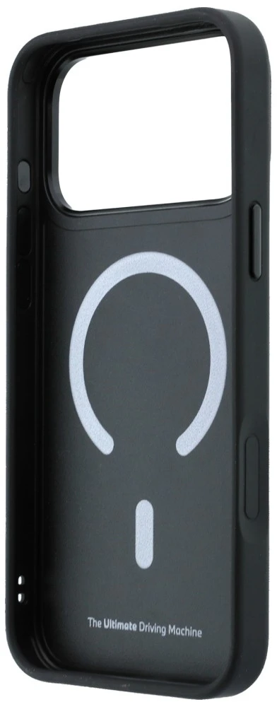 Dėklas BMW Kevlar Ring Stand 360 MagSafe Case for iPhone 18 Pro Max / 17 Pro Max - Dark Gray