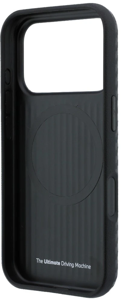 Dėklas BMW M Carbon Printed Ring MagSafe Case for iPhone 17 Pro Max / 18 Pro Max - Juodas