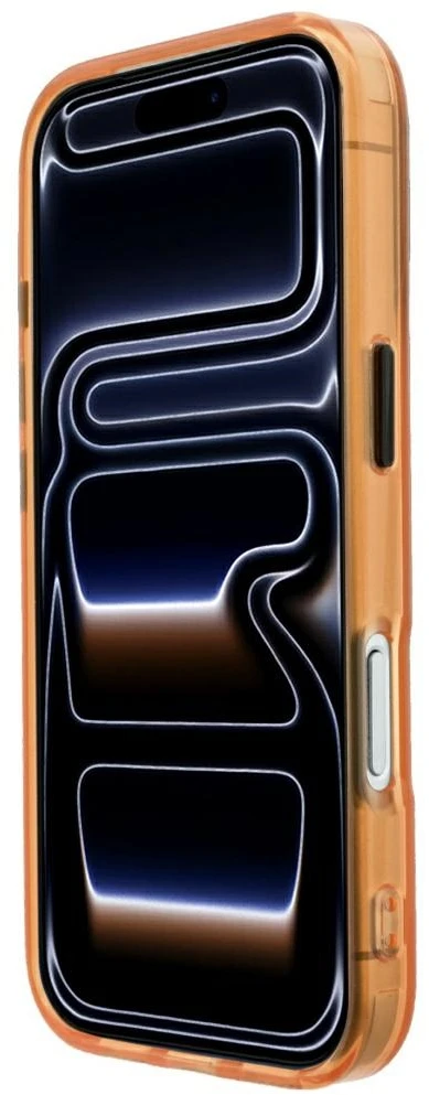 Dėklas BMW M IML Frosted Metal Logo & Trims MagSafe Case, skirtas iPhone 17 Pro / 18 Pro – Oranžinė